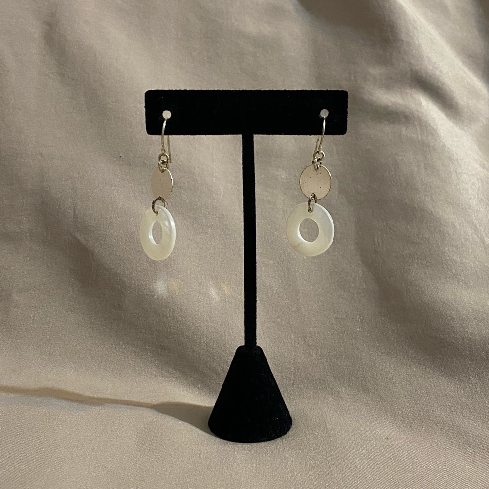 Gold Tone Dangle Earrings